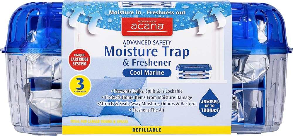 Acana Advanced Moisture Trap Freshener Dehumidifier for Damp Mould - Large Rooms