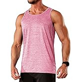 TACVASEN Men's Tank Tops Quick Dry Sleeveless Workout Muscle Shirt Athletic Bodybuilding Gym Performance Tee Shirts