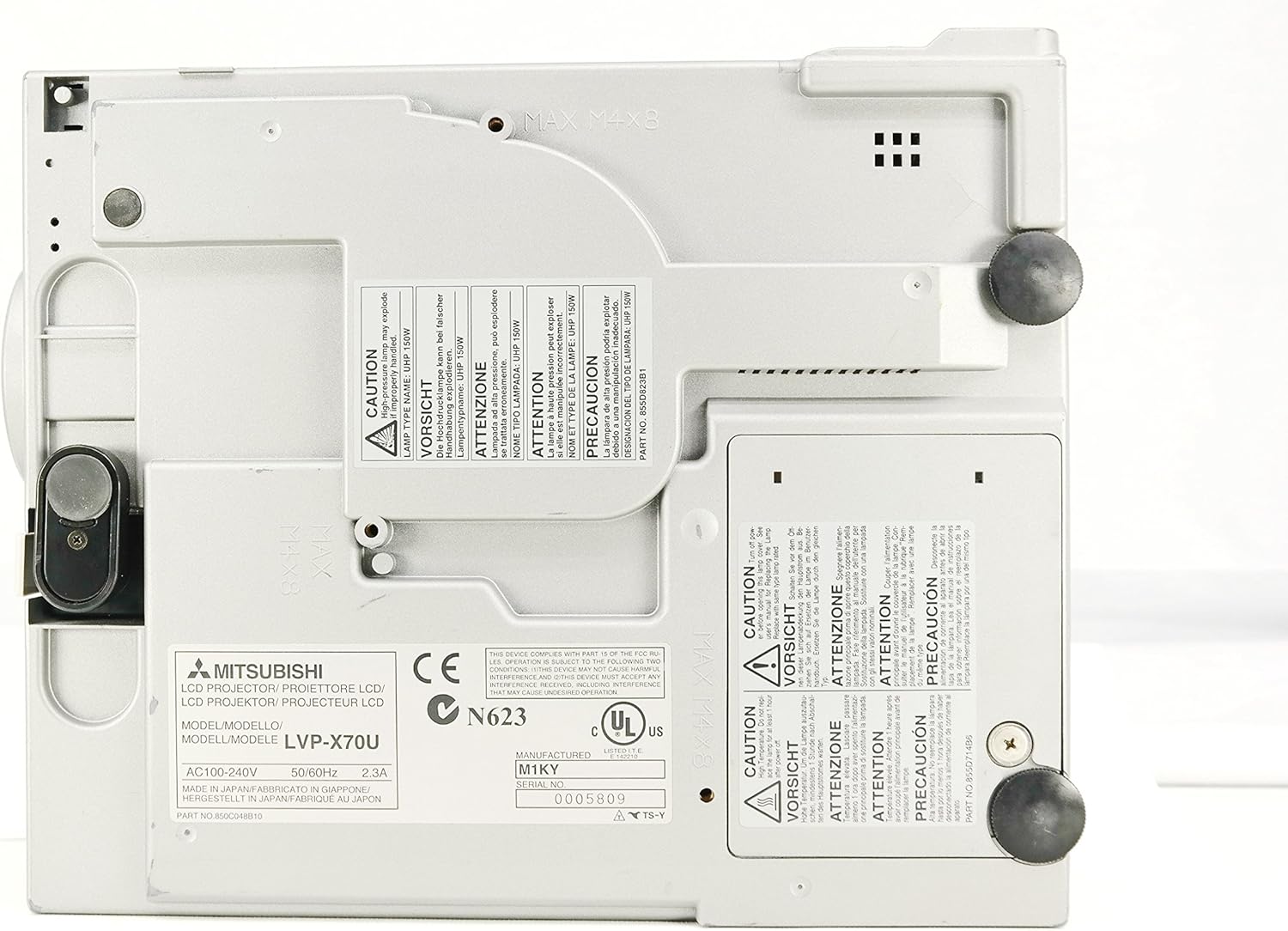 Mitsubishi Xl4u Colorview 3lcd Projector Specs