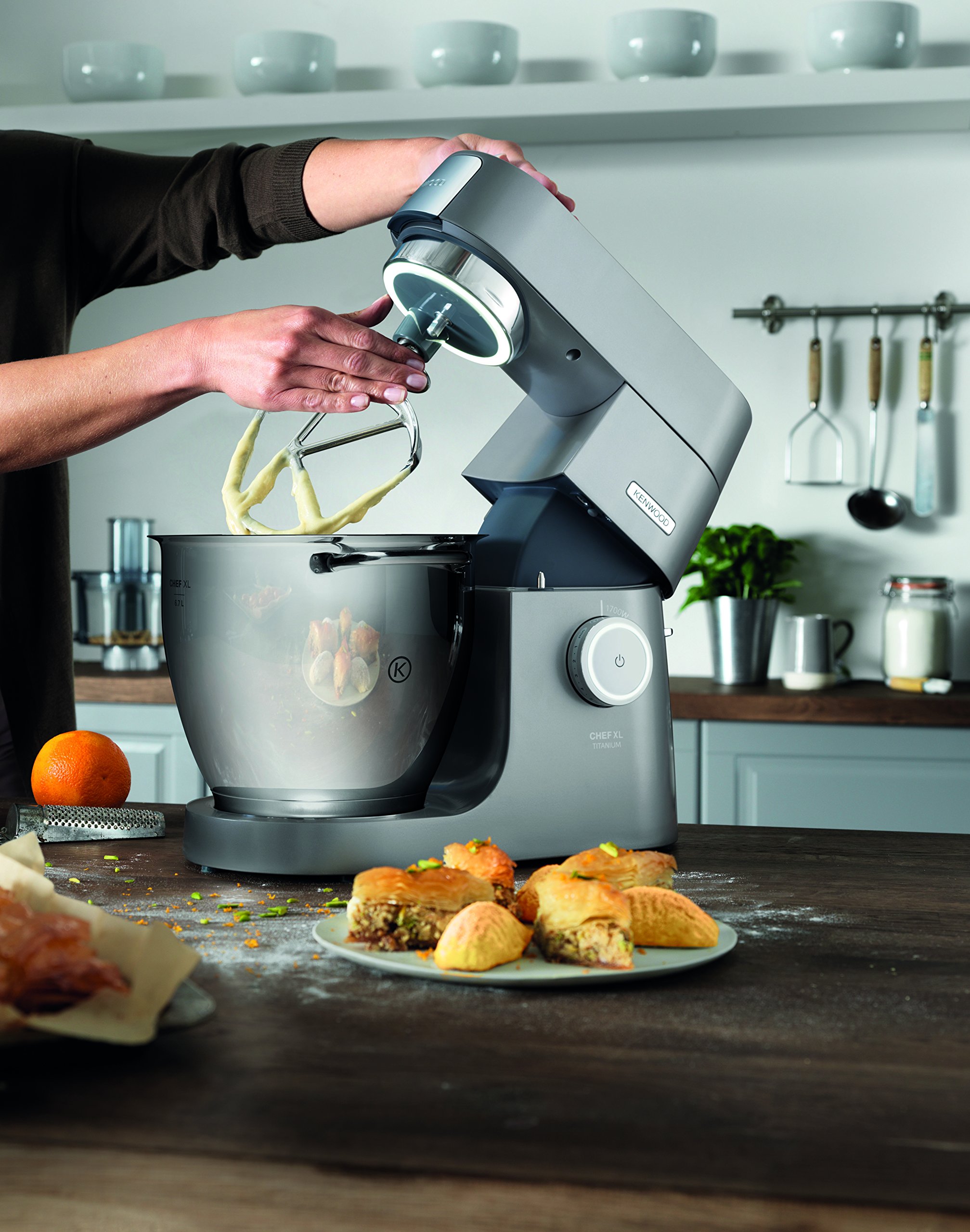 Kenwood Chef Titanium XL Stand Mixer for Baking Powerful and Stylish