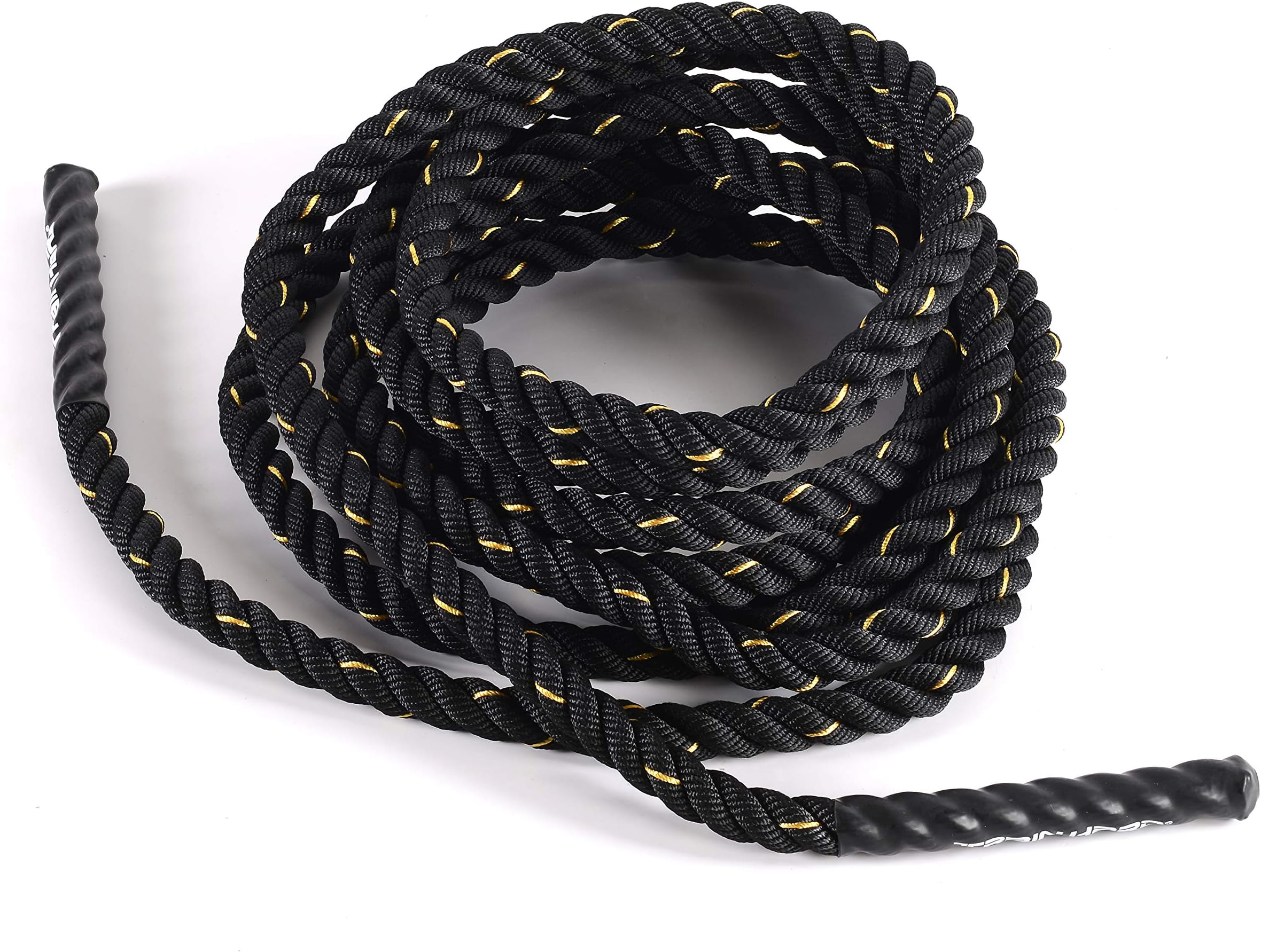 YUNYANG Battle Rope Strength Training Exercise Fitness Rope - 25mm/38mm/50mm Diameter Rope 9m/12m/15m Length Rope