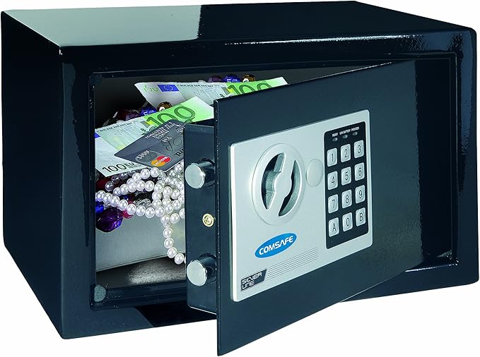 Caja Fuerte para Muebles HDS-2000EL de HomeDesign, Color Negro