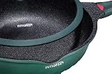 INTIGNIS Deep Non-Stick Frying Pan with Lid 3-in-1 GREBLON Green 28 cm view 8