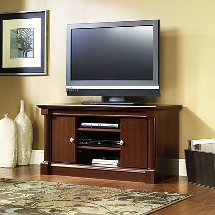 Amazon Com Cherry Rustic Tv Stand For Flat Screens Up To 50