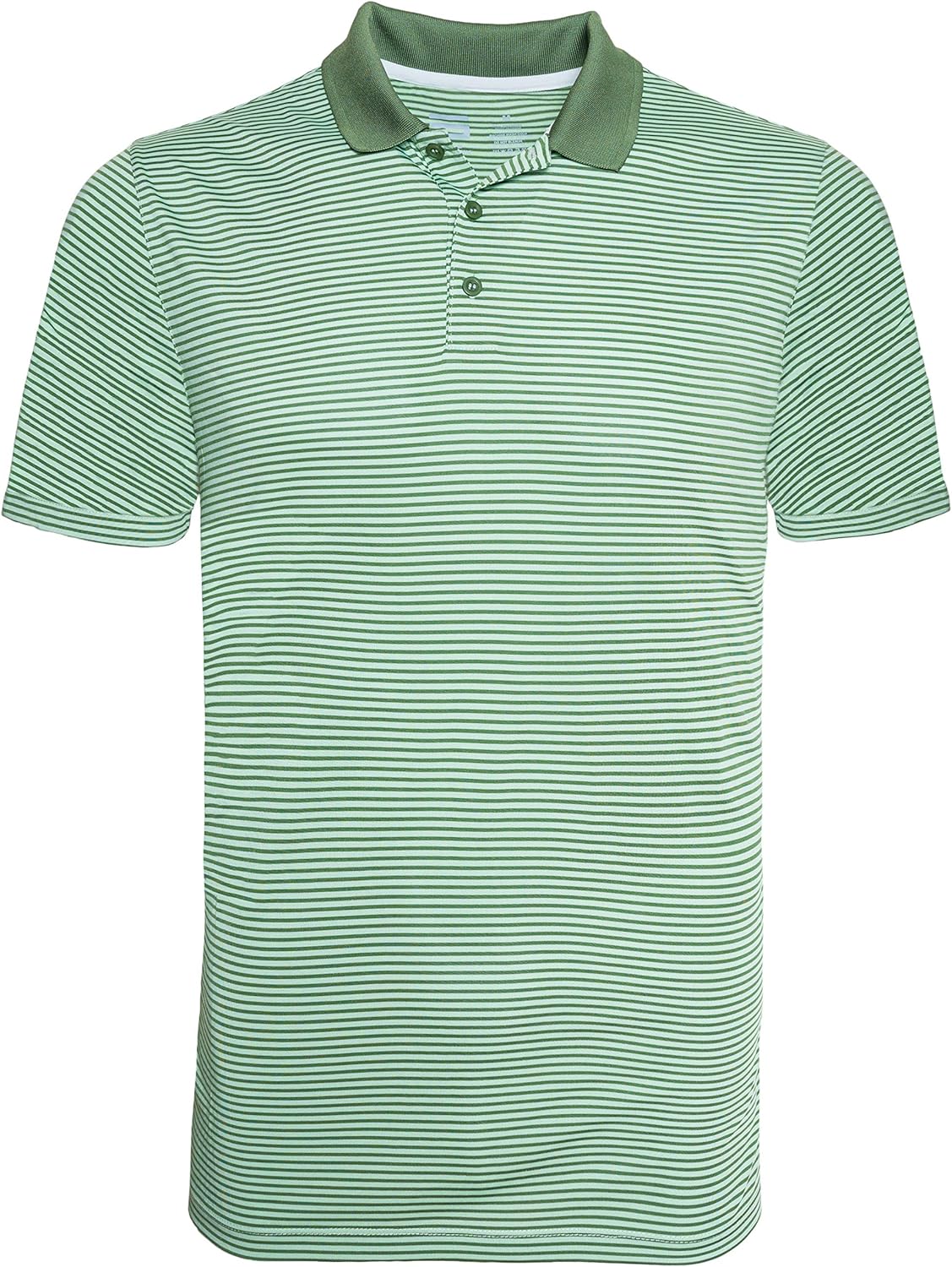 Dry Fit Golf Shirts for Men - Short Sleeve Mens Stripe Polo Shirt: Clothing