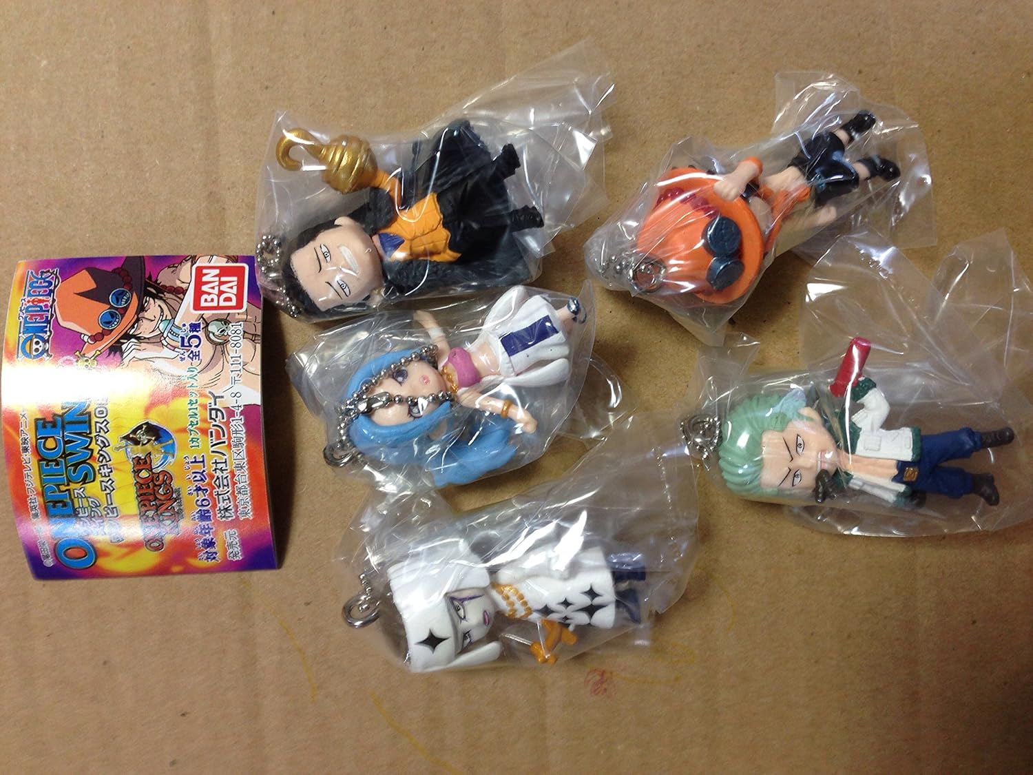 One Piece Kings ワンピーススイング ワンピースキングス02 全5種セット カプセル玩具 ホビー Amazon