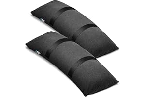 RHINO BASEMATE BaseMate Umbrella Base Weights | Outdoor Fillable Sand Bags for Weight | Weatherproof Patio Furniture Weights | 2 SandBags for 49 lb. | Arched Sand Bags to Hold Down Umbrella Stand & Outdoor Furniture