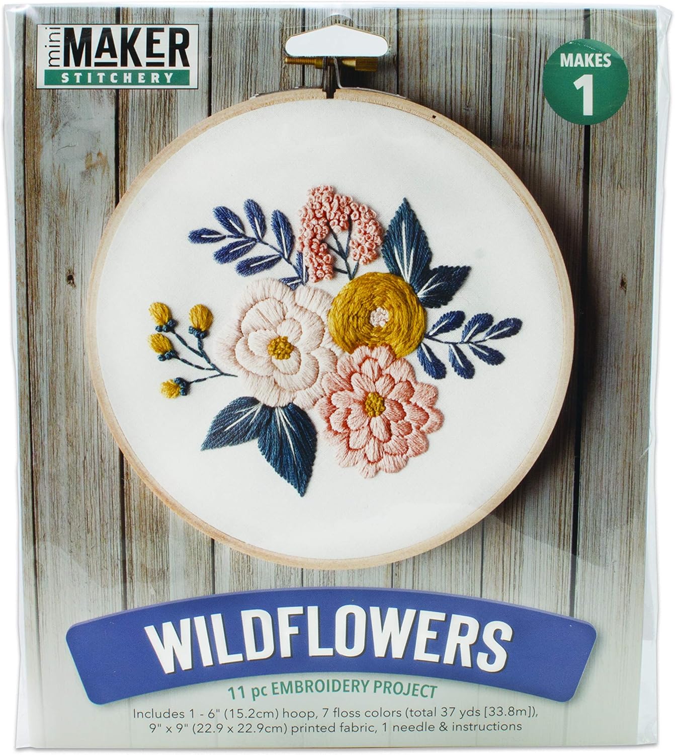 Leisure Arts Mini Maker Embroidery Kit 