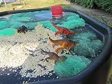 Easy Shopping Colour Large Plastic Mixing Tray Black - Sand Water Play Tray view 5