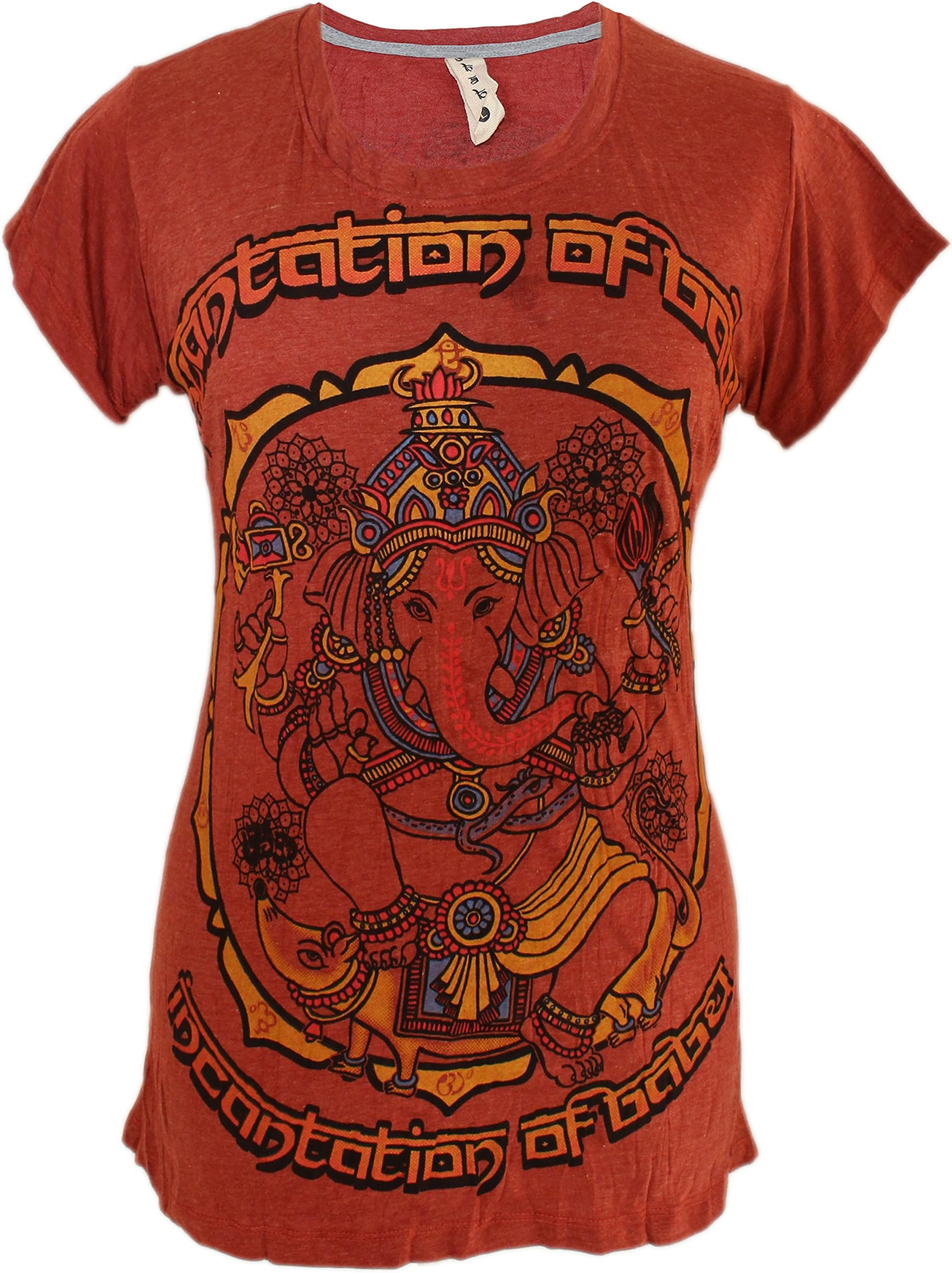 Ganesha Clothing women's Hindu Eyes Om SymbolT-Shirt Large