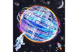 OKPOW Cosmic Fly Ball Boomerang Hover - 2025 Galaxy Ball Flying Orb Cosmic Flyball Toy with Colorful Lights USB Rechargeable Hand Controlled - Cool Stocking Stuffers for Kids Ages 6–12 Boys & Girls