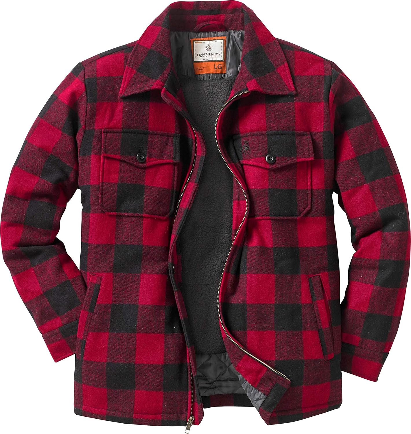 Legendary Whitetails The Outdoorsman Buffalo Plaid Jacket: Clothing