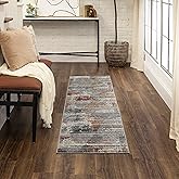 Mohawk Home Anderson Sand 1' 11" x 8' Abstract Geometric Area Rug Perfect for Living Room, Dining Room, Office