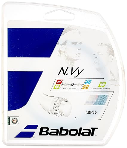 Buy Babolat 241120 130 N Vy X 12m 40 Feet Tennis String Single Set 1 30 16 Blue Spiral Online At Low Prices In India Amazon In