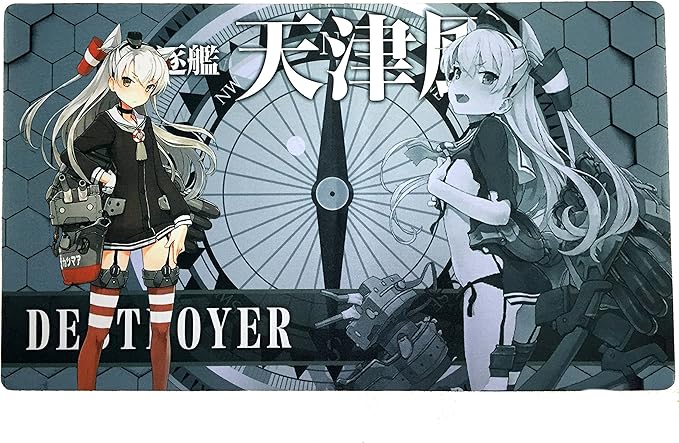 Amazon 艦隊これくしょん カードゲーム プレイマット デスクマット 艦これ 艦娘 グッズ ラバーマット 天津風 アニメ 萌えグッズ 通販