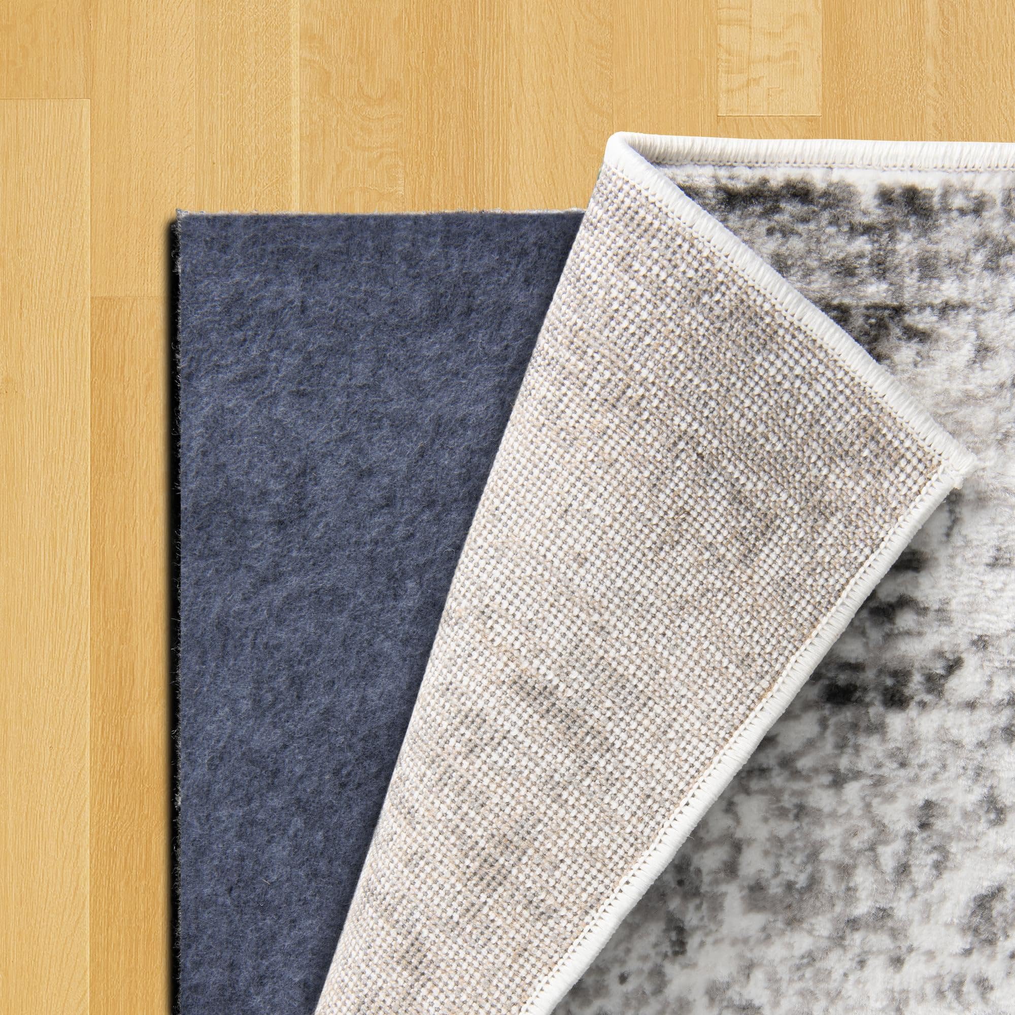 Unique Loom Uni-Luxe Dual Surface Felt and Rubber