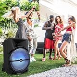 Pyle 15 Inch Portable PA Speaker 1000W Bluetooth Karaoke DJ System view 8