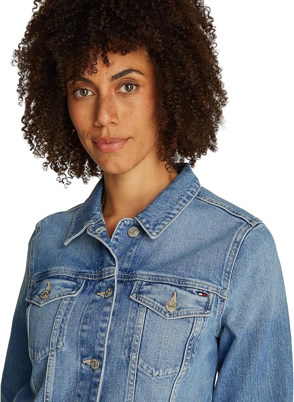 Veste en Denim Femme Uma Slim Fit, Bleu (Uma), 38 — photo 3 sur 7