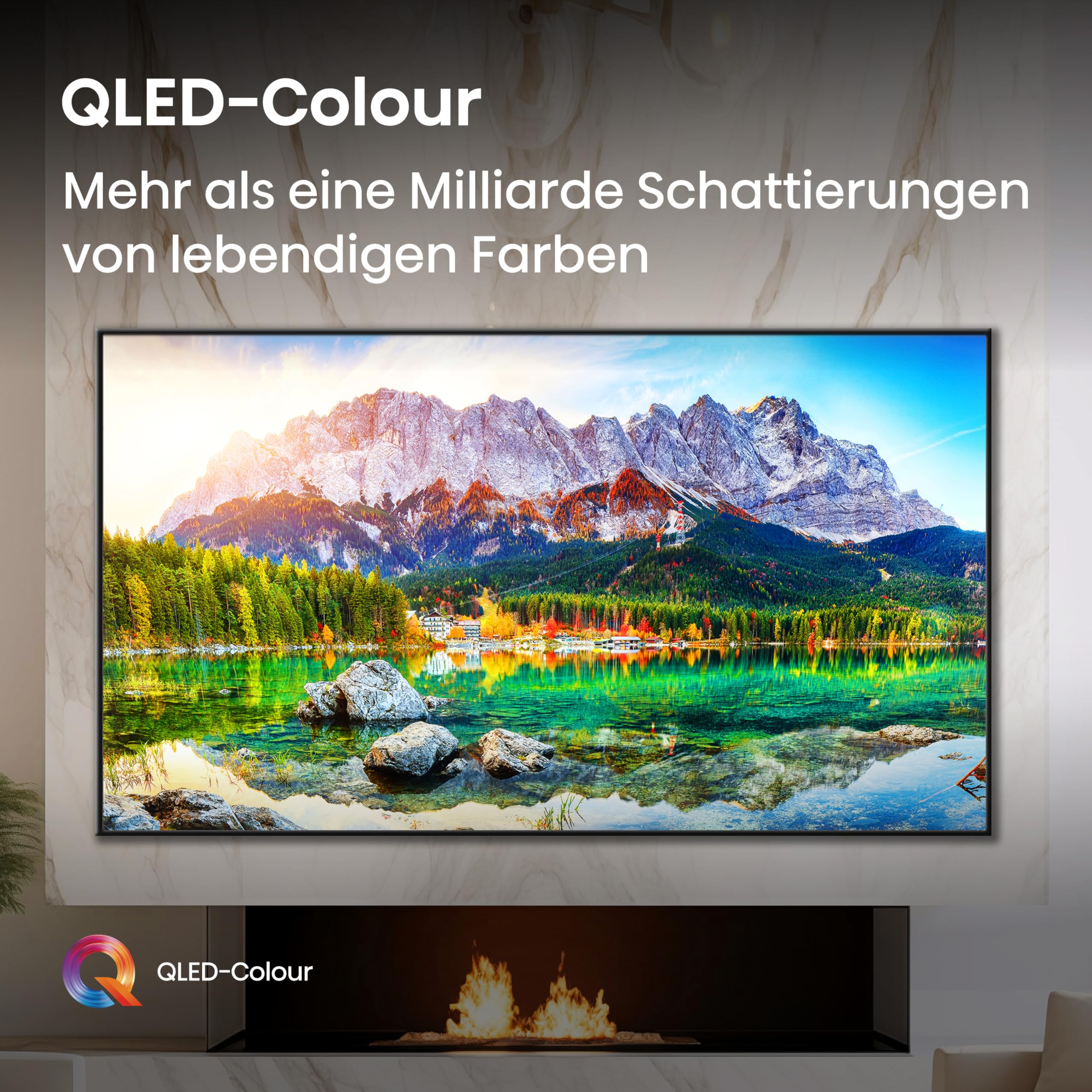 Hisense 55E89Q Fernseher, 55 Zoll (139cm), 4K ULED Mini LED, Smart TV, 144Hz Game Mode PRO, Hi-View AI Engine, AI Smoothmotion, Built-in Subwoofer, Dolby Vision.Atmos, Filmmaker Mode, Hi-Concerto 8