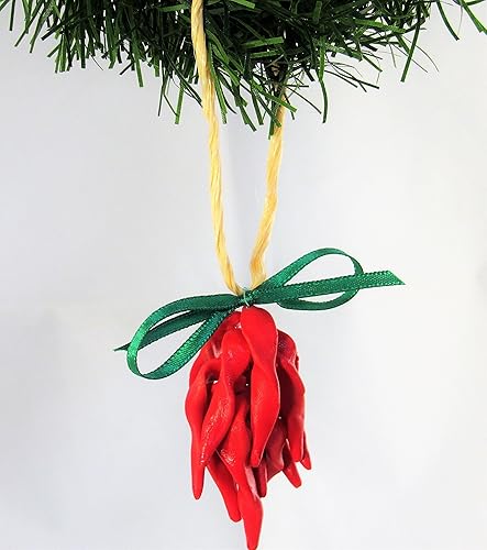Amazon Com 2 25 Christmas Ornament Mini Porcelain Clay Chile