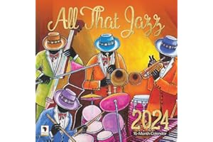 African American Expressions 2024 Wall Calendars - Monthly Calendars Celebrating Black Culture & History - 12x12 Hanging Calendar - 16 Months - All That Jazz Calendar