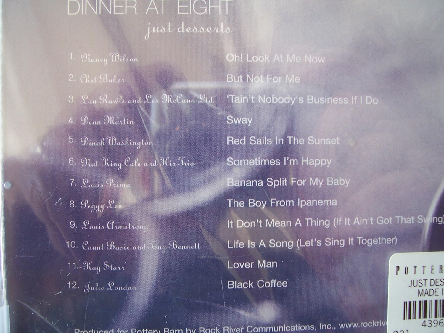 Nancy Wilson Chet Baker Lou Rawls And Les Mccann Ltd Dean