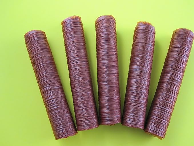 17 Mm Slim Snack Stick Casings For Homemade Snack Slim Jim Sausage Just Add Beef Venison Pork Etc Enough Casings For 23 Lbs Of Meat 5 Strands Per Pack Amazon Com Grocery