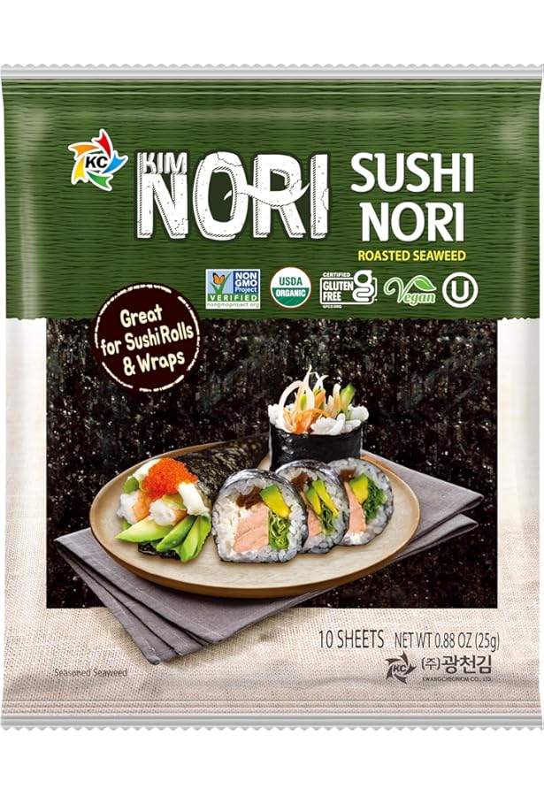 Amazon.com : Takaokaya Yaki Sushi Nori Sushihane. Roasted Seaweed