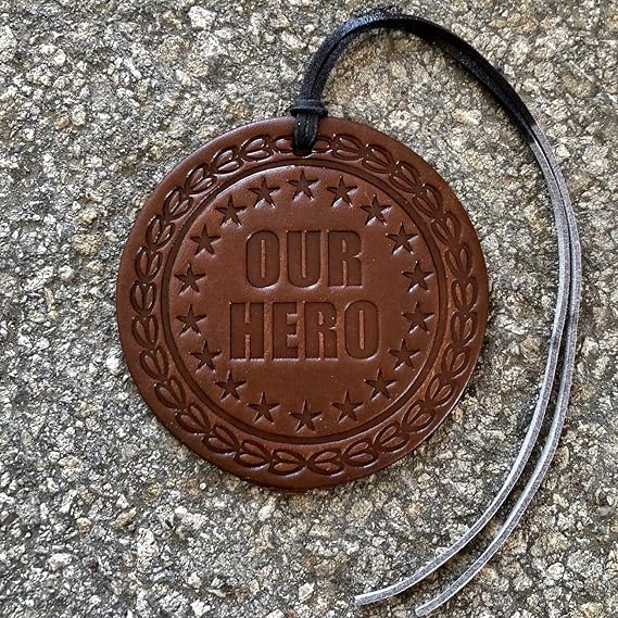 Air Flair Leather Car Air Freshener Our Hero (Leather