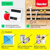GAUDER Magnetic Tape Self-Adhesive 3 m x 15 mm Cuttable Magnet Strip view 2