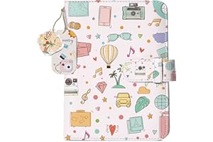 Holoary Wallet Photo Album for 128 Pockets, Fujifilm Instax Mini Album 2x3" Photos, Instax Album, Polaroid Snap (Romantic Holiday)