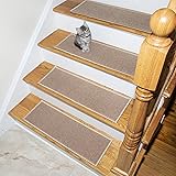Silk Road Concepts SR-ESC2611-7 Stair Tread, 7 Pack, Beige