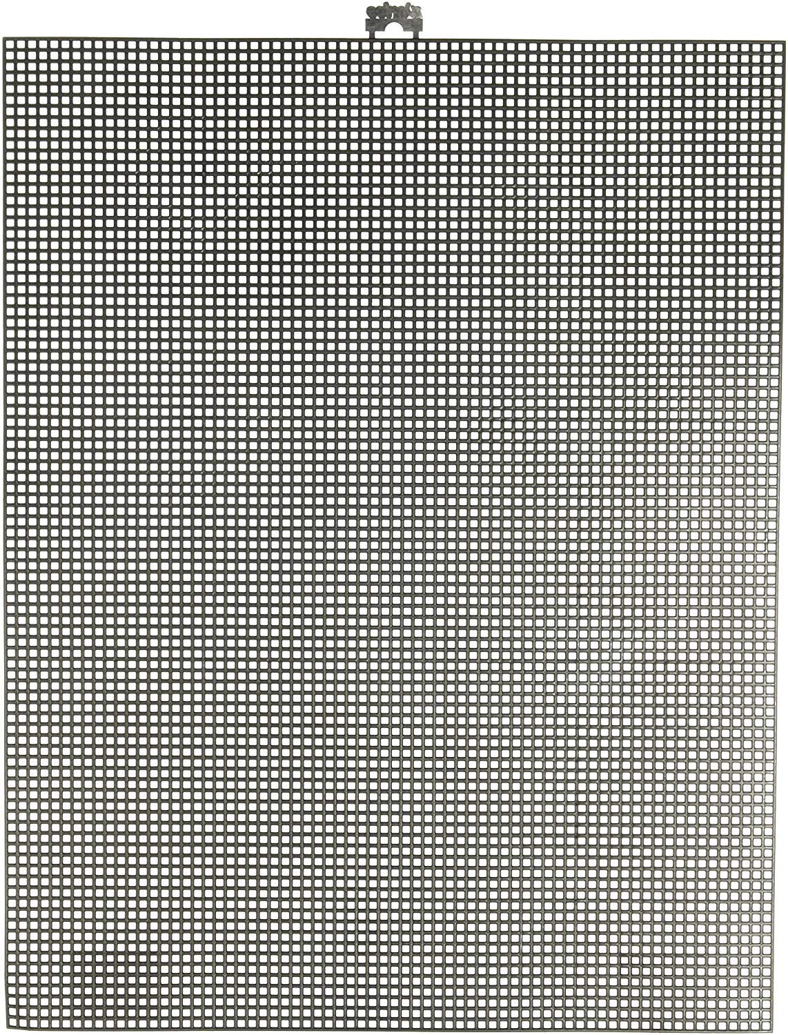 Darice 7 Mesh Black Plastic Canvas – Create a Variety of Fun Plastic Canvas Crafts Including Bookmarks, Picture Frames, Pins and More – 1 Sheet, 7 Holes Per Inch, 10.5”x13.5” Per Sheet