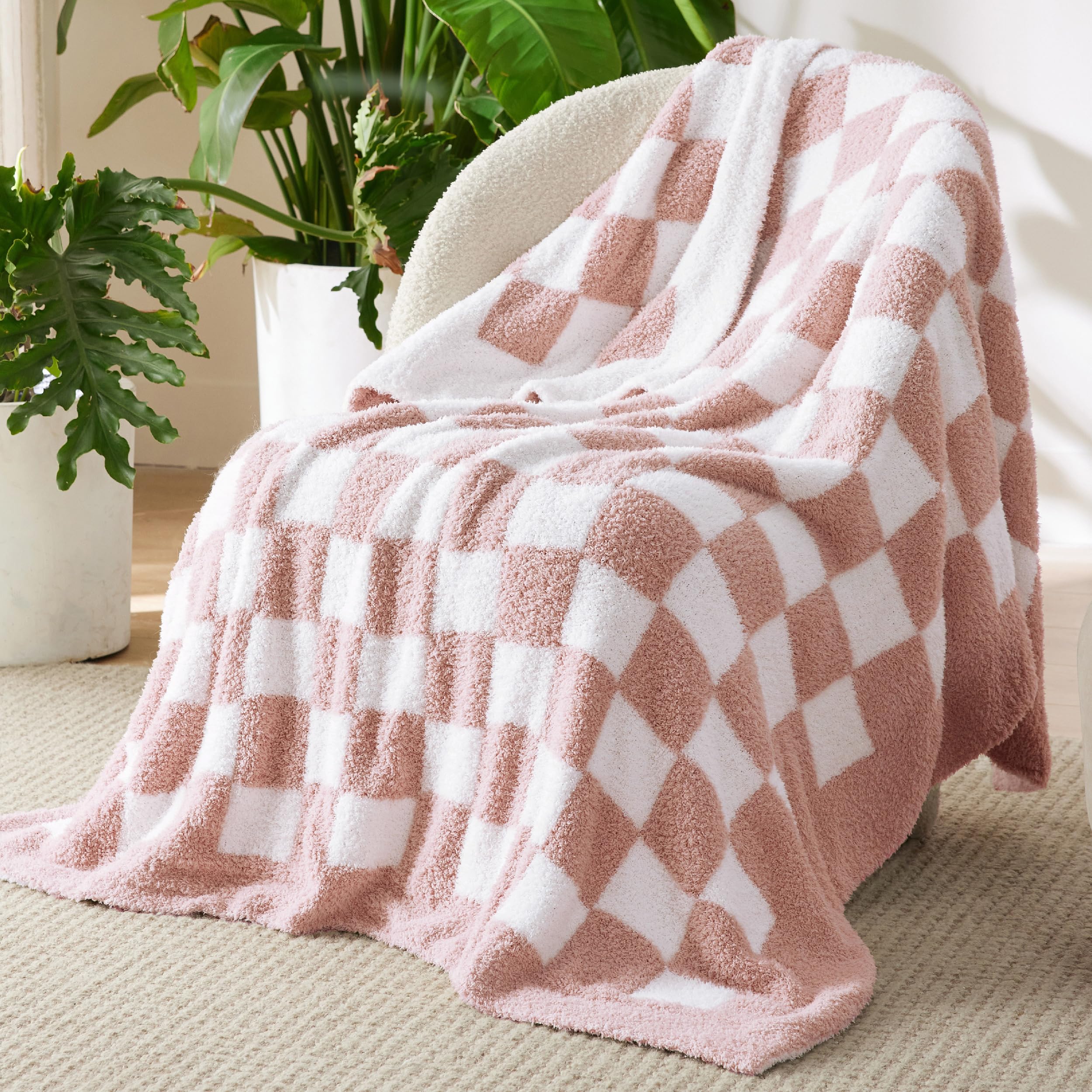 Checkered Throw Blanket