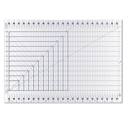 QuiltCut Strip Ruler Pro Slotted Quilting Ruler, QCGE1 - Extra Large