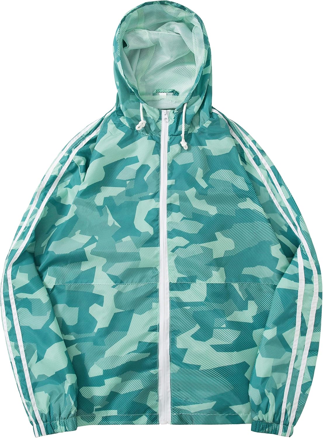 MADHERO Mens Windbreaker Jacket Lightweight 90s Retro Wind Breakers: Clothing