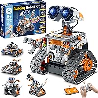 Sillbird Robot Building Kit with Remote Control STEM Gifts for Kids Boys Age 8-12, Coding Technic Robotics Toy for Birthday -