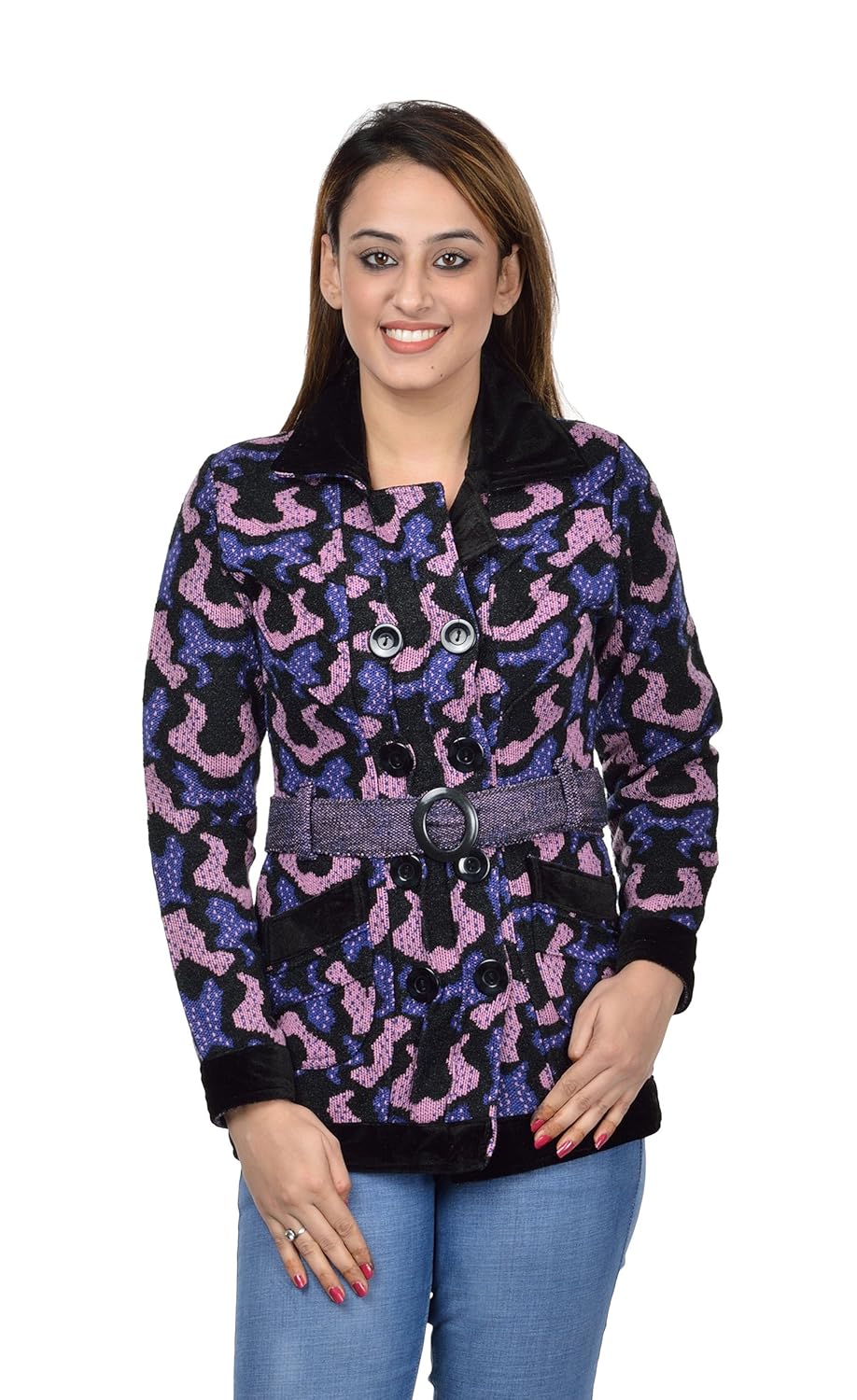 pilot full sleeve coat style woolen women cardigan