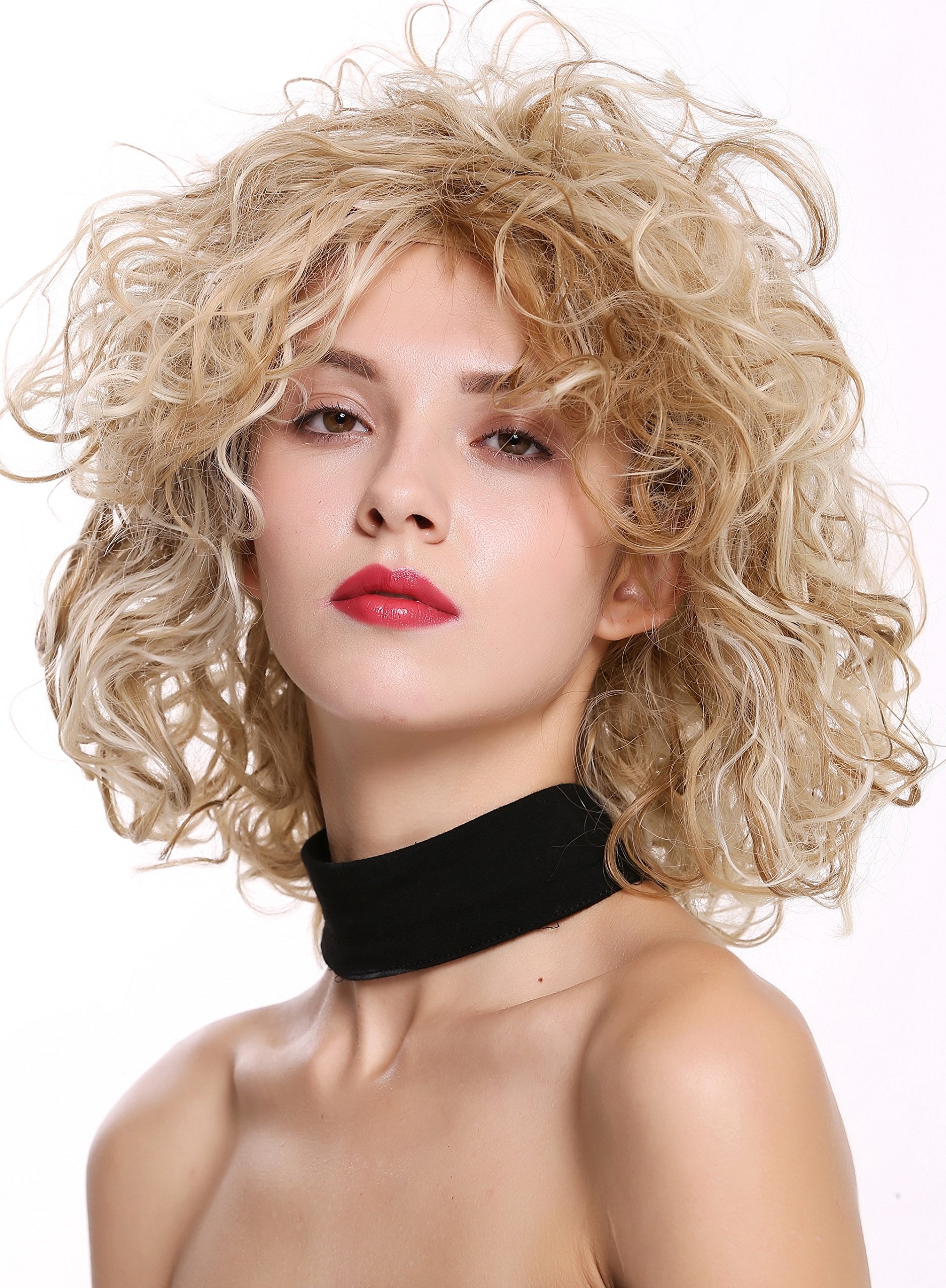 WIG ME UP - DW-2698 Lady Quality Wig short shoulder-length wild curls curly voluminous mixed blond