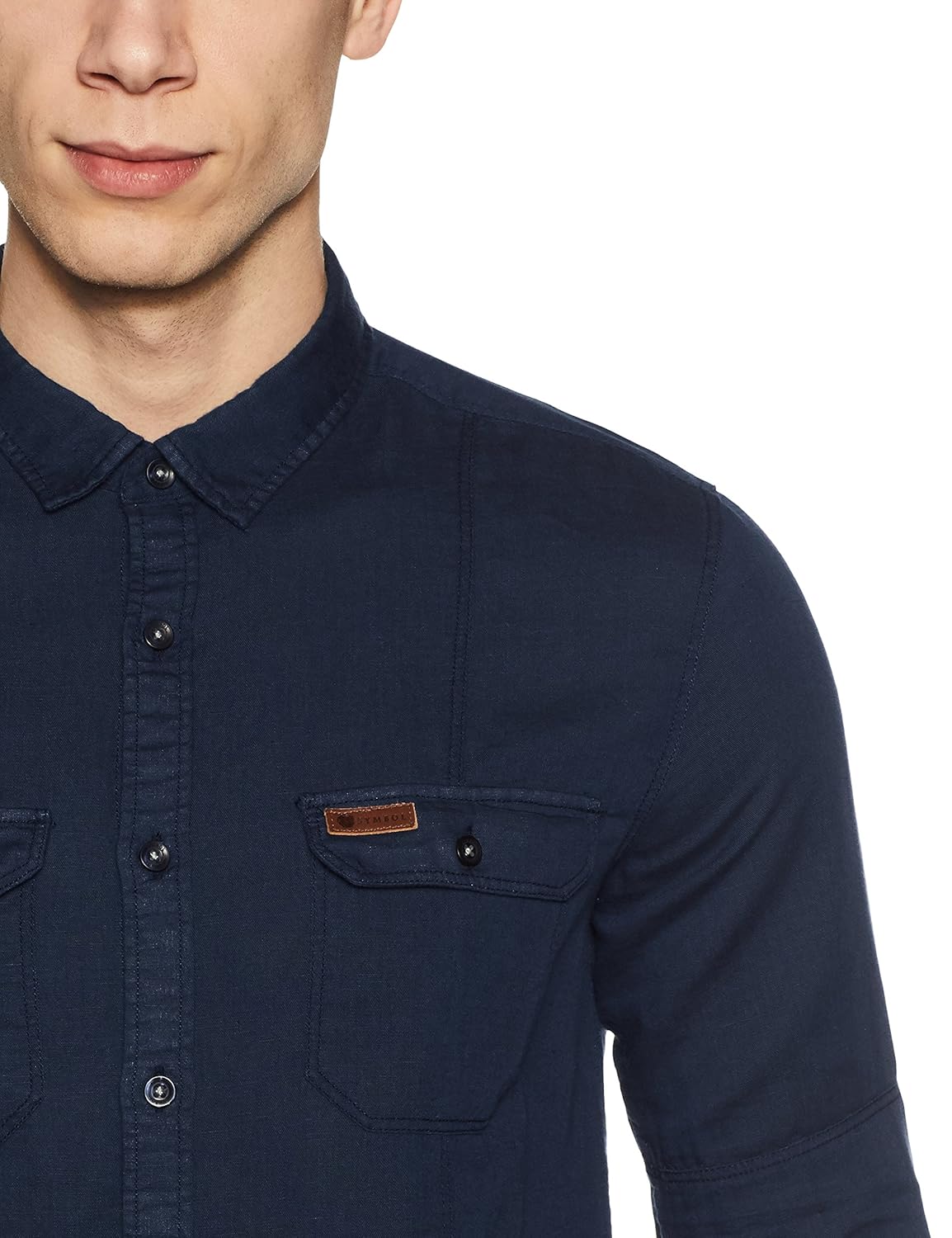 symbol amazon brand men's casual regular fit shirt