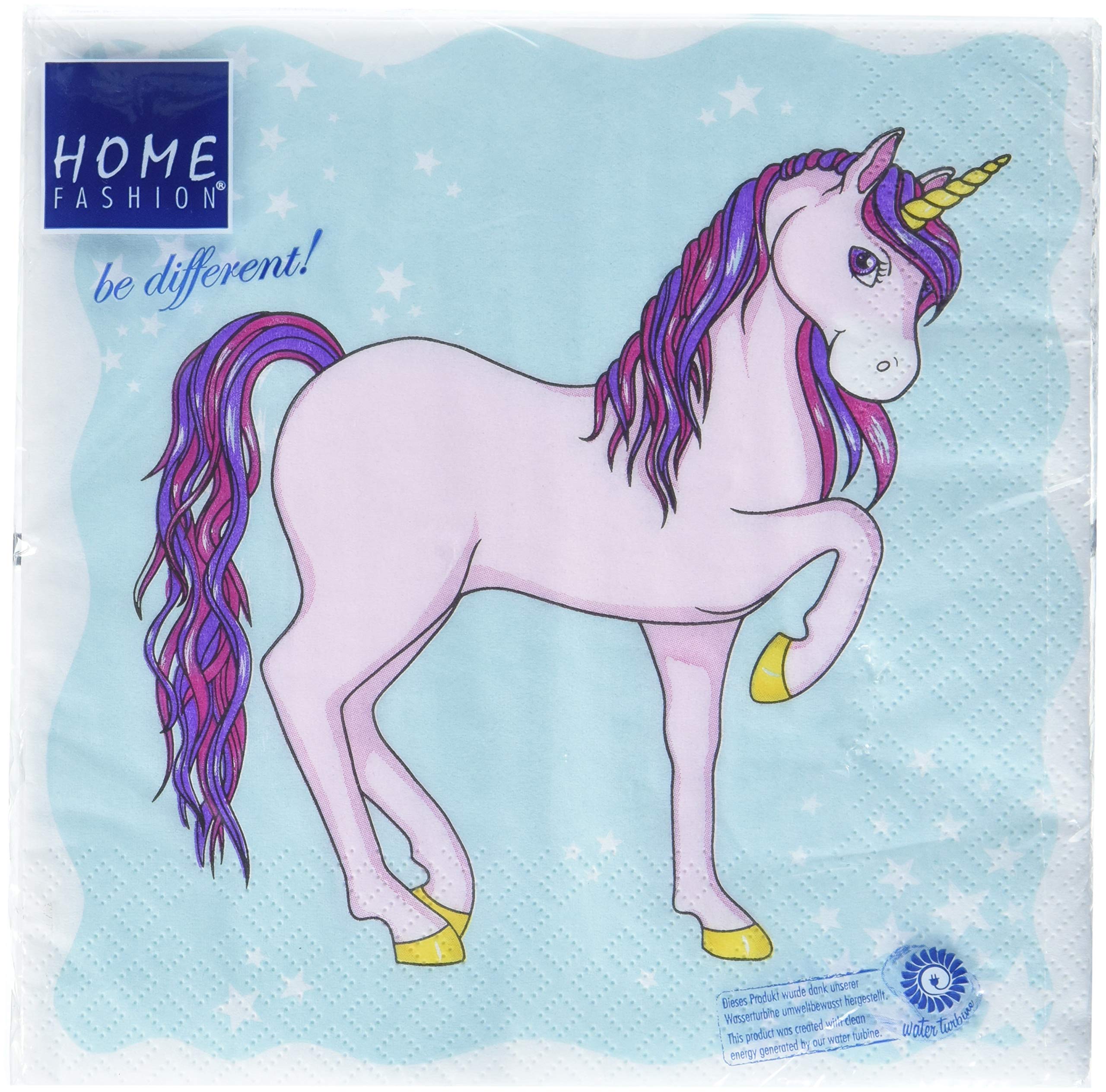 Home Fashion Lunch Napkin Unicorn 33X33 Cm.