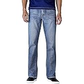 Flypaper Mens Fashion Bootcut Jeans Regular Fit Light Wash Size 29X30