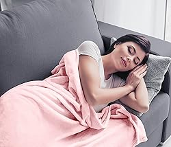 Utopia Bedding Fleece Blanket Full Size Pink 300GSM