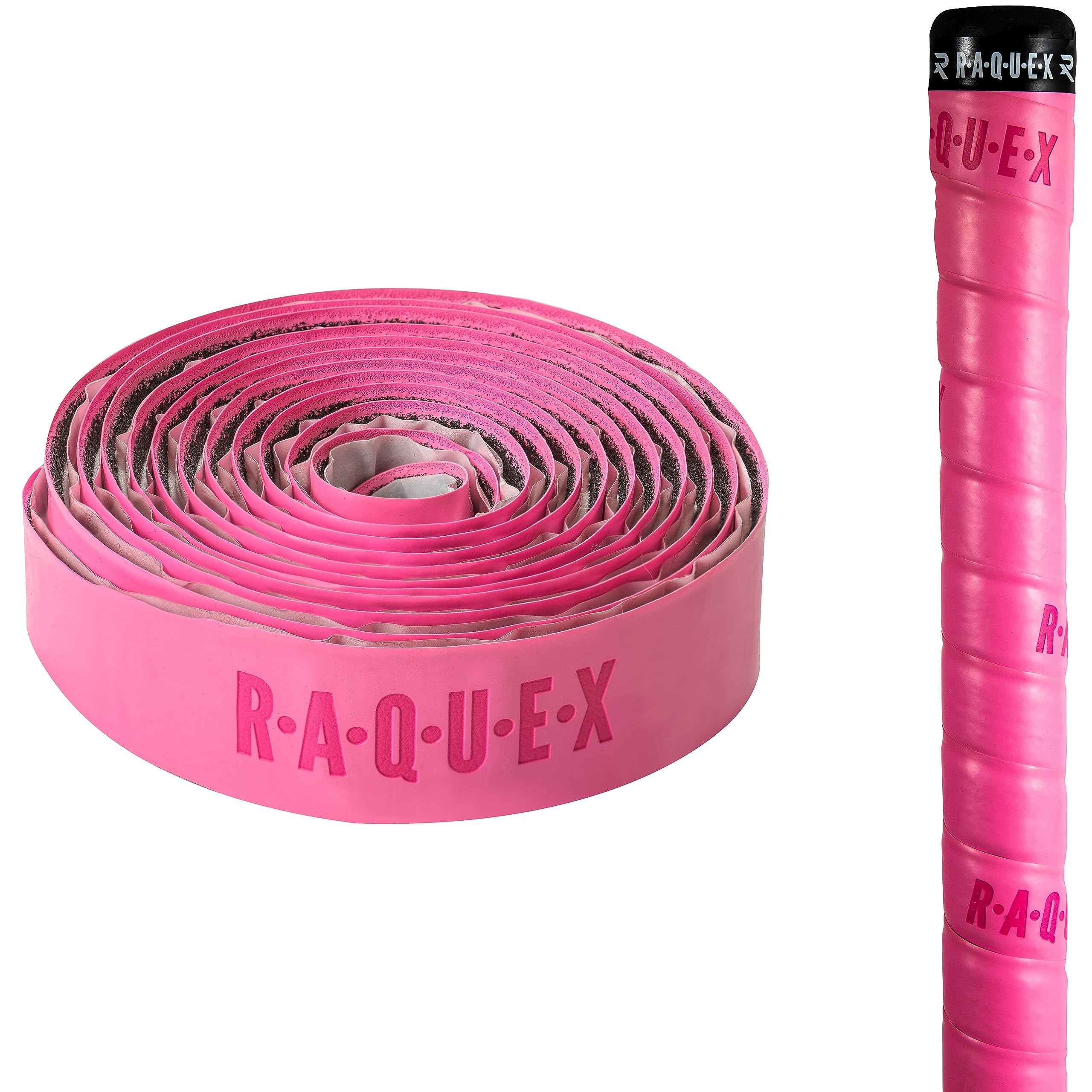 Raquex Cushion Hockey Stick Grip - Super Grippy Anti-Slip PU Material, Over 2m Long. Soft and Absorbent, Minimises Vibrations. Self-Adhesive Backing, Extra-Long Length