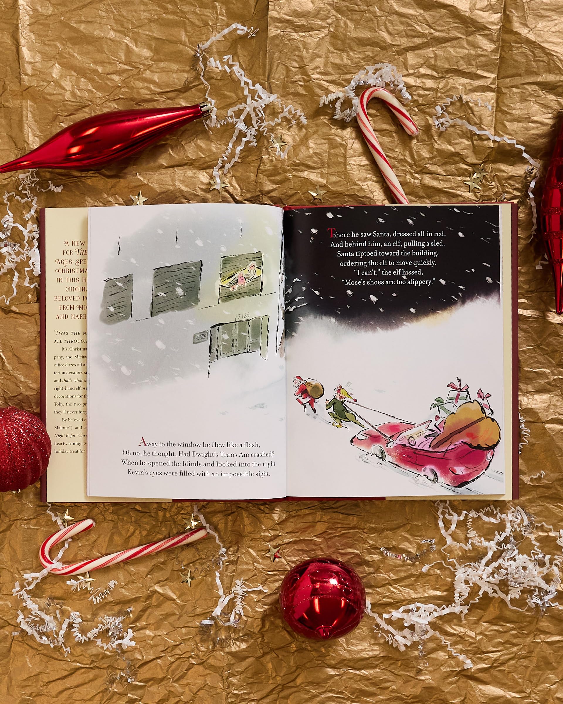 The Night Before Christmas at Dunder Mifflin: An Illustrated Retelling of a Christmas Classic Featuring Dunder Mifflin's Most Memorable Characters