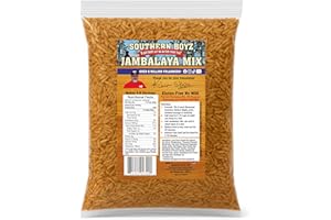 SBO SOUTHERN BOYZ OUTDOORS Southern Boyz Seasonings Jambalaya Mix With Rice, 8 Ounce Bag (No MSG, Gluten-Free Blend - Makes 4-6 Servings)