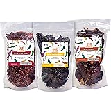 Dried Chile Peppers 3 Pack Bundle (12 oz Total) - Ancho, Guajillo, and Arbol - The Holy Trinity of Chiles - Great For…
