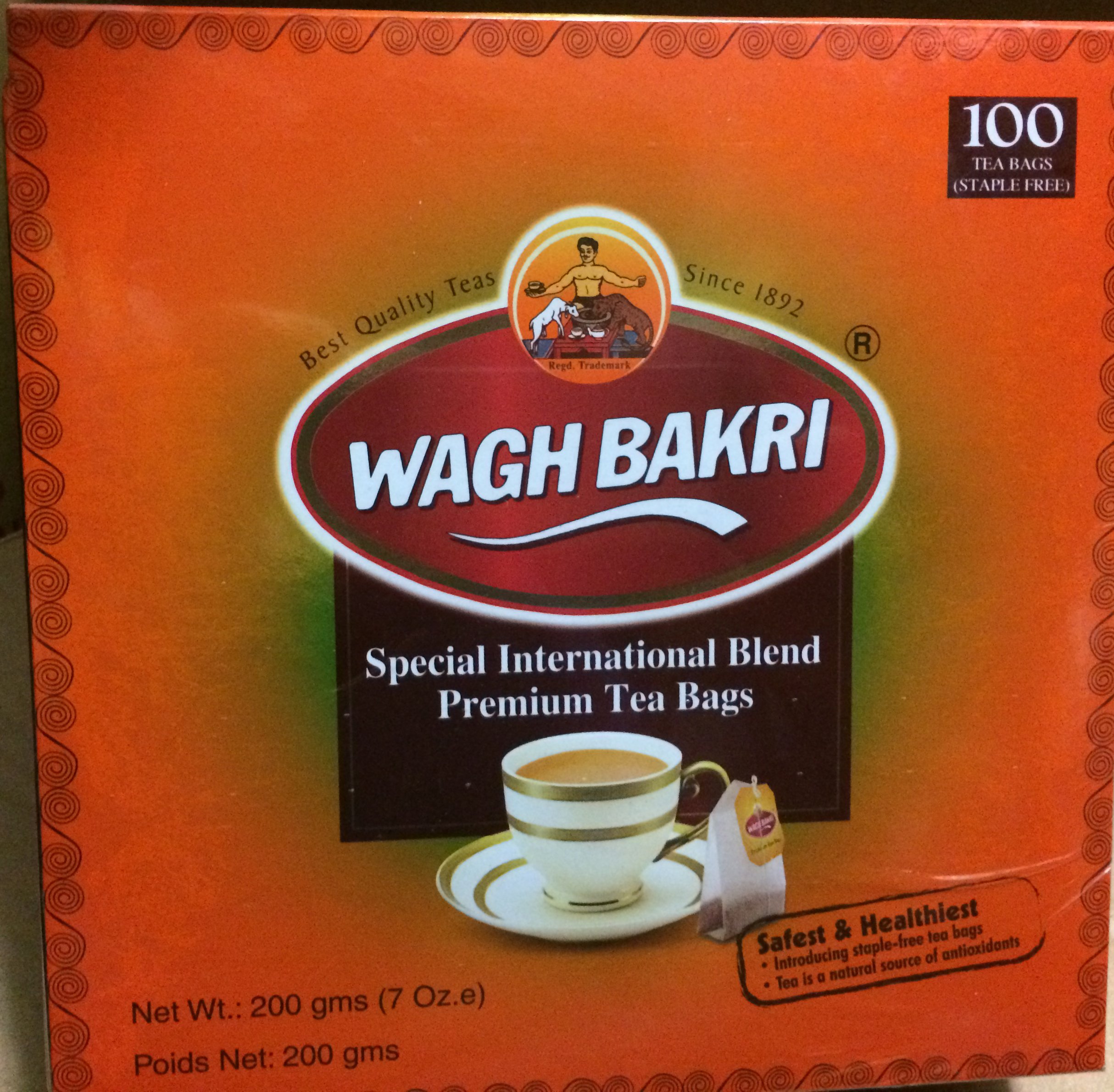 Wagh Bakri Masala Chai 100'S Grocery Tea Sampler