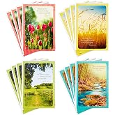 Hallmark DaySpring Religious Sympathy Cards, 16-Pack (Christian Prayers)