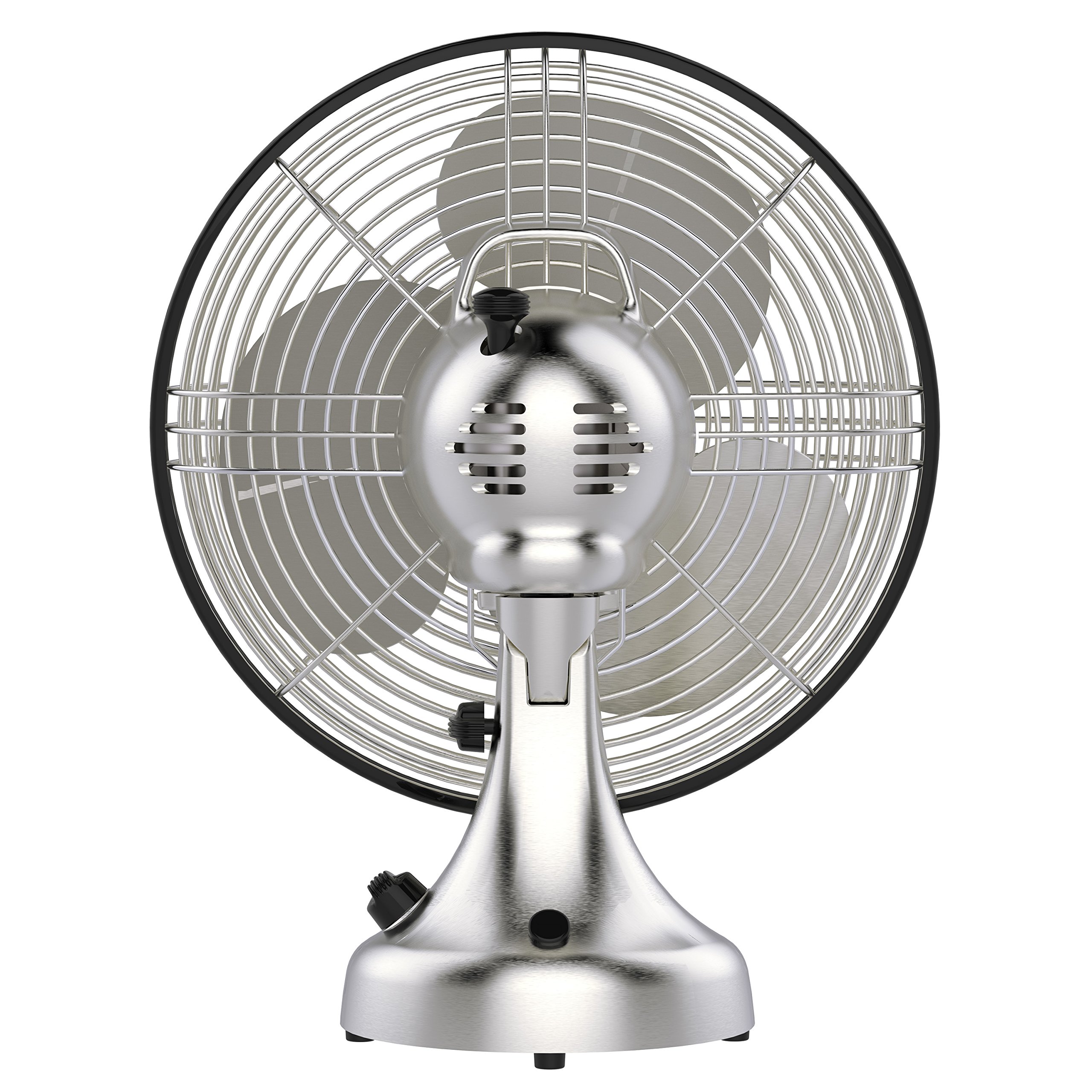 Vornado Silver Swan S Small Room Oscillating Fan, Brushed Nickel